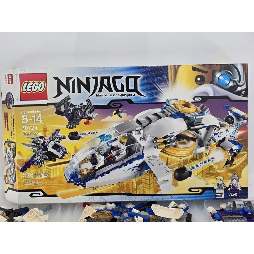 LEGO Ninjago NinjaCopter (70724) Retired, Rare! 100% Complete W/box &‎ Manuals